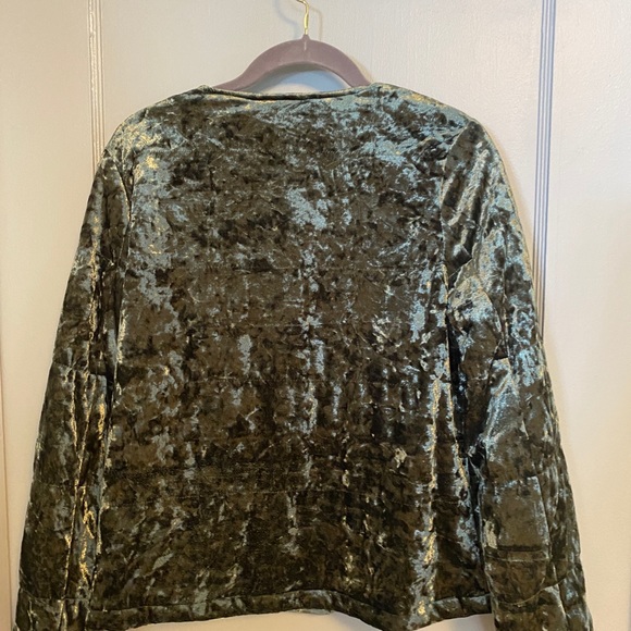 Cute velour bomber jacket - Picture 3 of 4